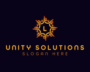 Organization Unity Foundation logo design