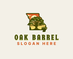 Missouri Oak Tree logo design