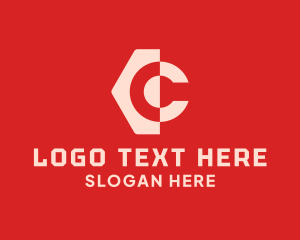 Digital Letter C Tag logo