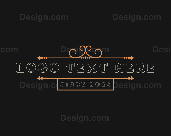 Elegant Fancy Restaurant Logo