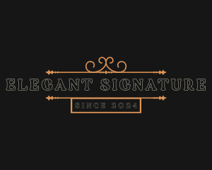 Elegant Fancy Restaurant logo design