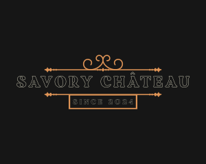 Elegant Fancy Restaurant logo design