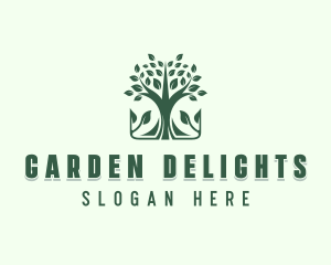 Tree Plant Farm logo design