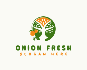 Orange Tree Fruit logo design