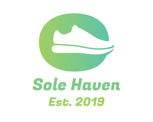 Green Sneaker Shoes logo