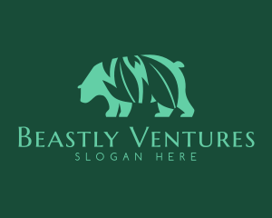 Garden Beast Zoo logo design