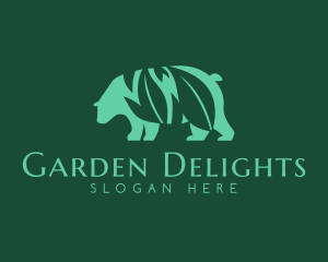 Garden Beast Zoo logo design