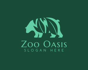 Garden Beast Zoo logo design