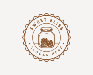 Chocolate Chip Cookie Jar logo design