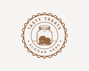 Chocolate Chip Cookie Jar logo design