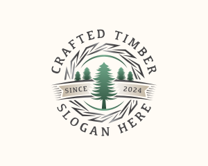 Woodwork Craft Lumberjack logo design