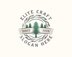 Woodwork Craft Lumberjack logo design