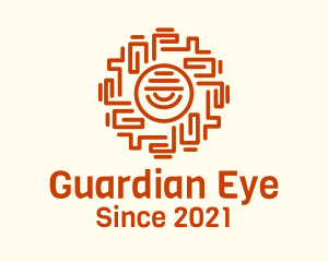 Ancient Mayan Eye logo design