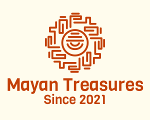 Ancient Mayan Eye logo