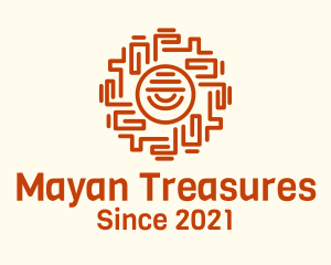 Ancient Mayan Eye logo design