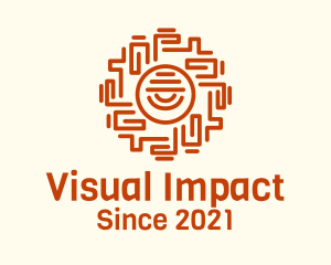 Ancient Mayan Eye logo design