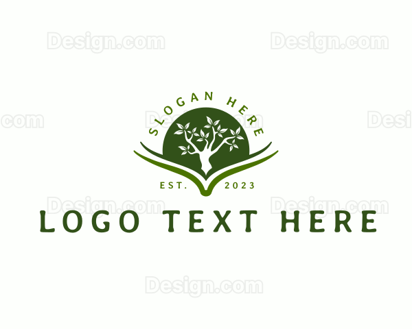 Tree Book Knowledge Logo