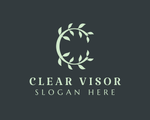 Organic Spa Letter C logo design