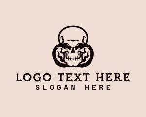 Serpent Skull Snake logo