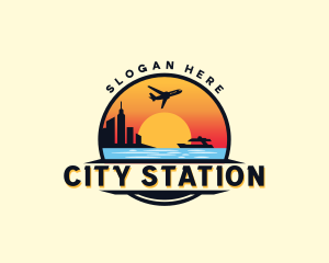 City Travel Vacation logo design