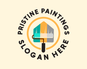 Paint House Renovation  logo design