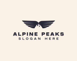 Adventure Mountain Peak logo design