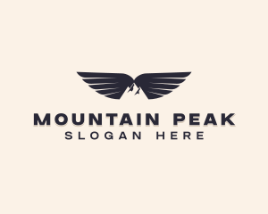 Adventure Mountain Peak logo design