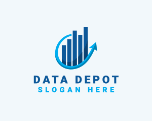 Economic Data Graph logo design