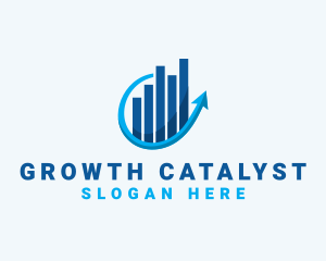 Economic Data Graph logo design