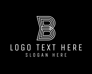 Business Company Letter B logo design