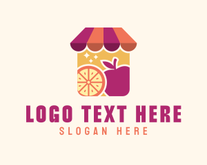 Shopping Fruit Grocery logo