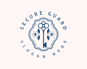 Floral Key Locksmith logo