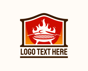 Flame Smoked Restaurant Logo