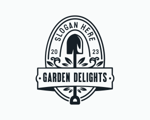 Garden Shovel Landscaping logo design