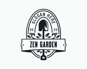 Garden Shovel Landscaping logo design