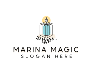 Handmade Decor Candle  Logo