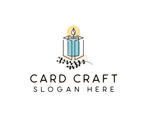 Handmade Decor Candle  logo design