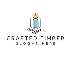 Handmade Decor Candle  logo design