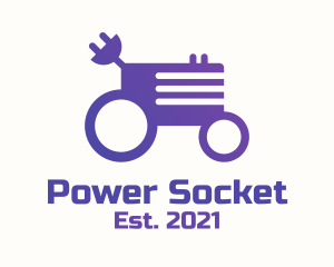 Purple Tractor Electric Plug logo