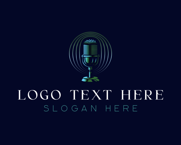 Podcast logo example 4