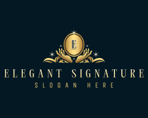 Elegant Mystic Hand logo design