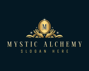 Elegant Mystic Hand logo design