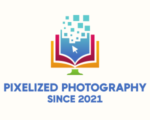 Digital Learning Book logo design