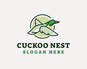 Wild Flying Duck logo design