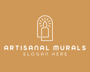 Artisanal Decor Candle logo design