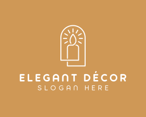 Artisanal Decor Candle logo design