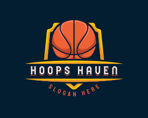 Basketball League Tournament logo design