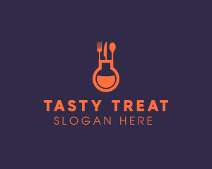 Gastronomy Food Flask logo design
