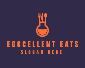 Gastronomy Food Flask logo design