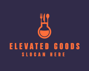 Gastronomy Food Flask logo design